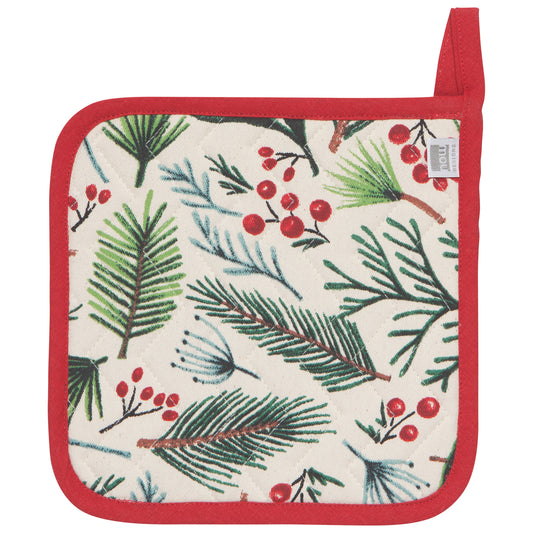 Bough and Berry Potholder
