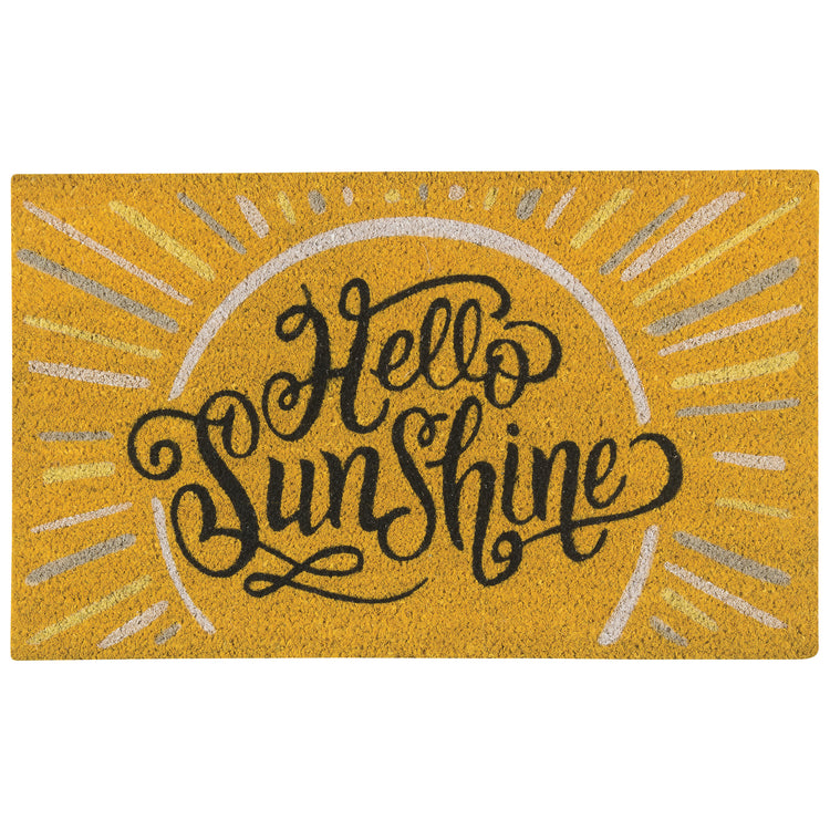 Hello Sunshine Coir Fibre Doormat