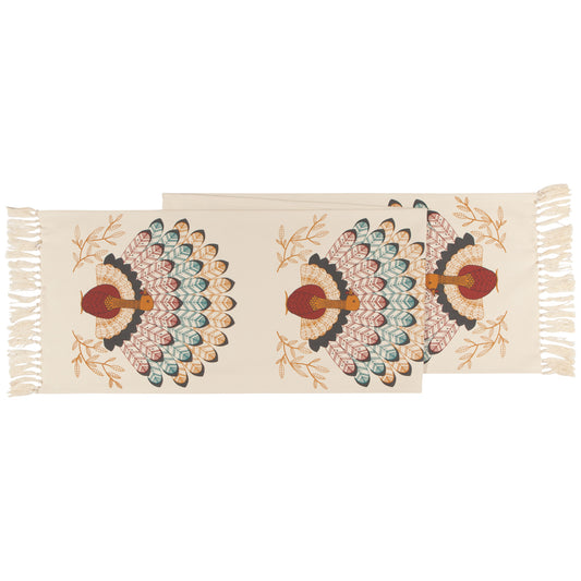 Tommy Turkey Printed Table Runner