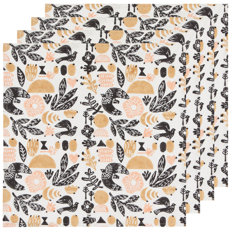 Myth Block Print Napkins Set of 4