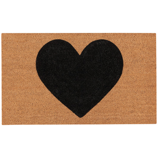 Heart Coir Fibre Doormat