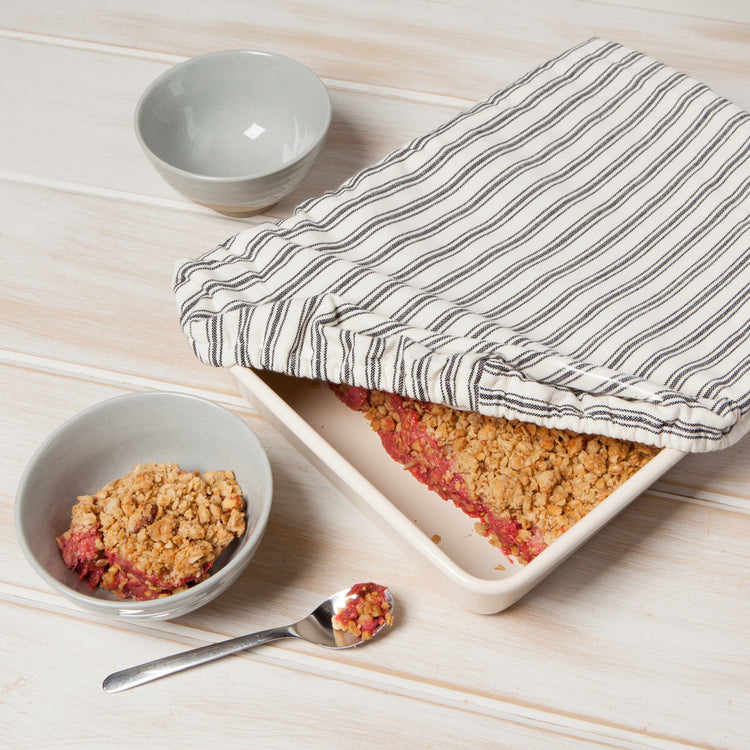 Ticking Stripe Baking Dish Cover