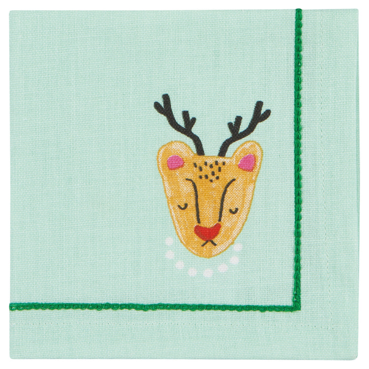 Rudolph Imposter Cocktail Napkins Set of 4