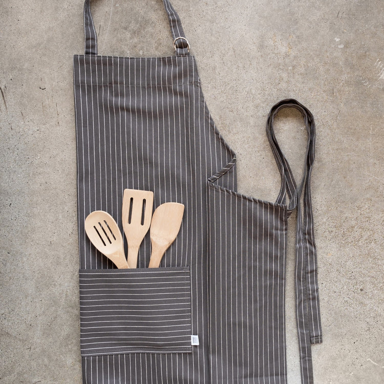 Granite Pinstripe Oversized Mightly Apron