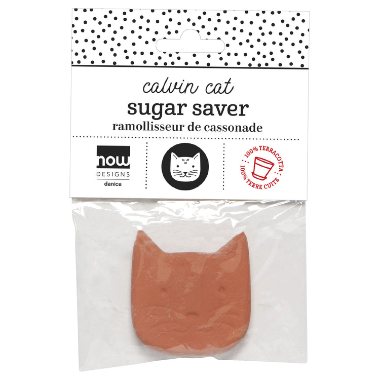 Calvin Cat Terracotta Sugar Saver