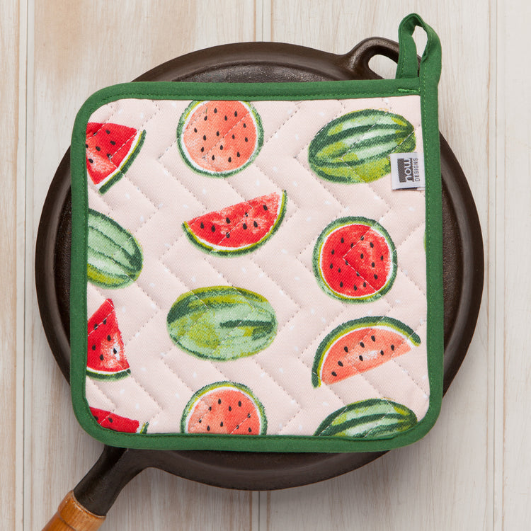 Watermelon Cotton Quilted Pot Holder