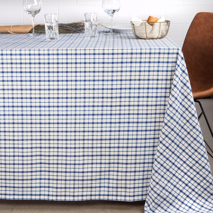 Second Spin Belle Plaid Tablecloth 90 x 60 inches