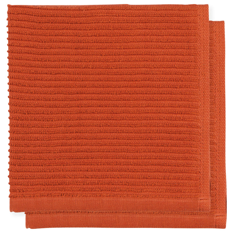 Rust Ripple Dishcloths Set of 2