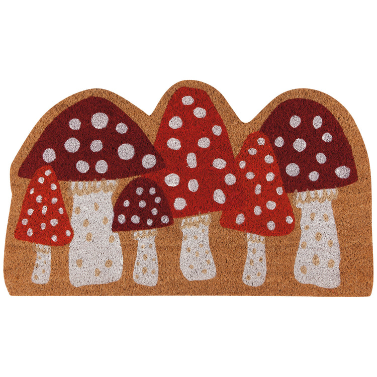 Mushroom Shaped Coir Fibre Doormat