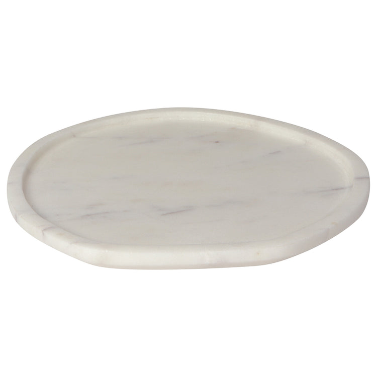 Atlas White Marble Plate