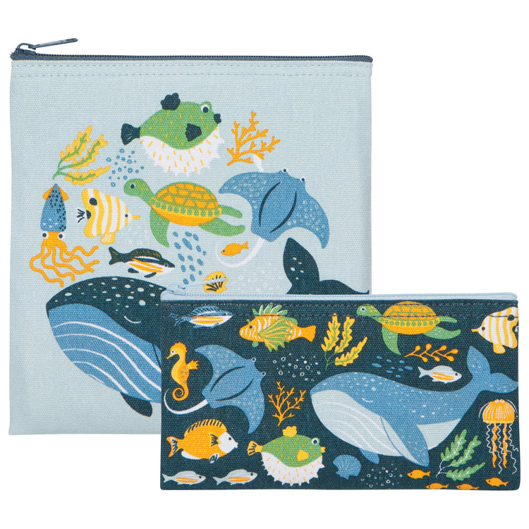 Under The Sea Snack Bags Set of 2