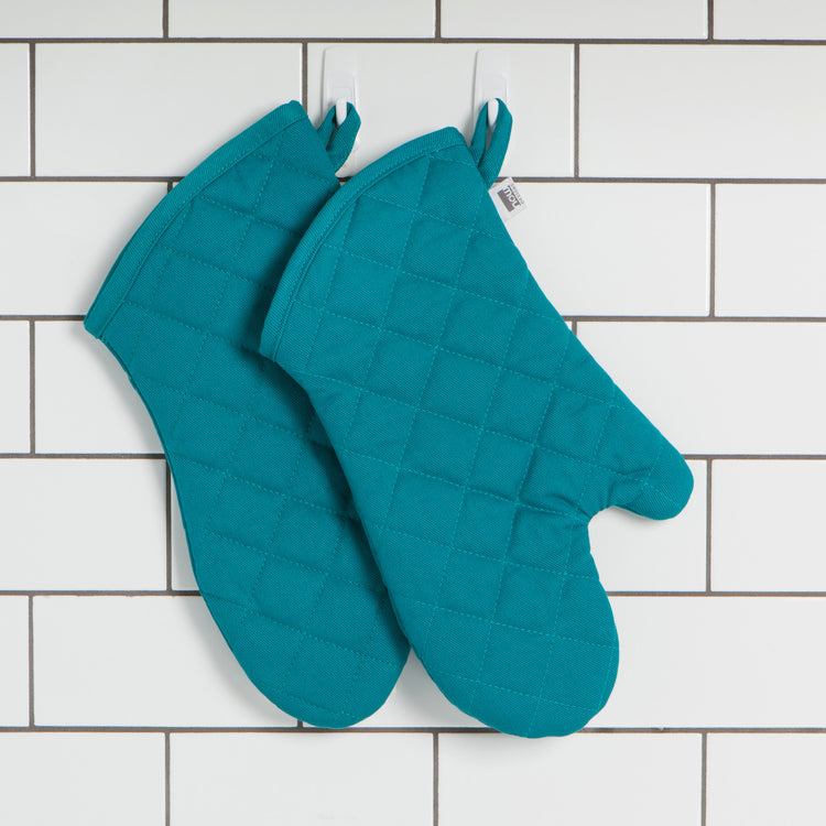 Superior Peacock Green Oven Mitt