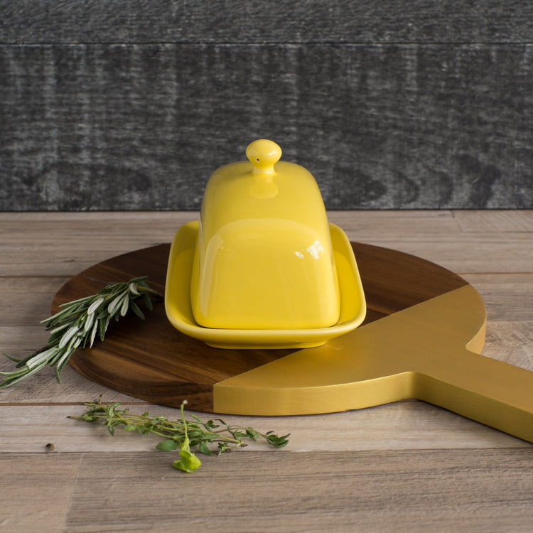 Rectangle Lemon Butter Dish